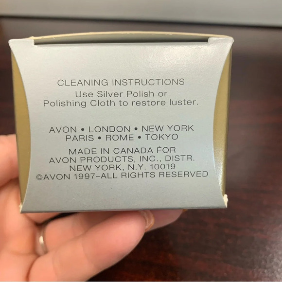 Avon Sterling Silver  synthetic Ruby Red Gemstone Women's Ring size 9 NIB - Picture 2 of 6